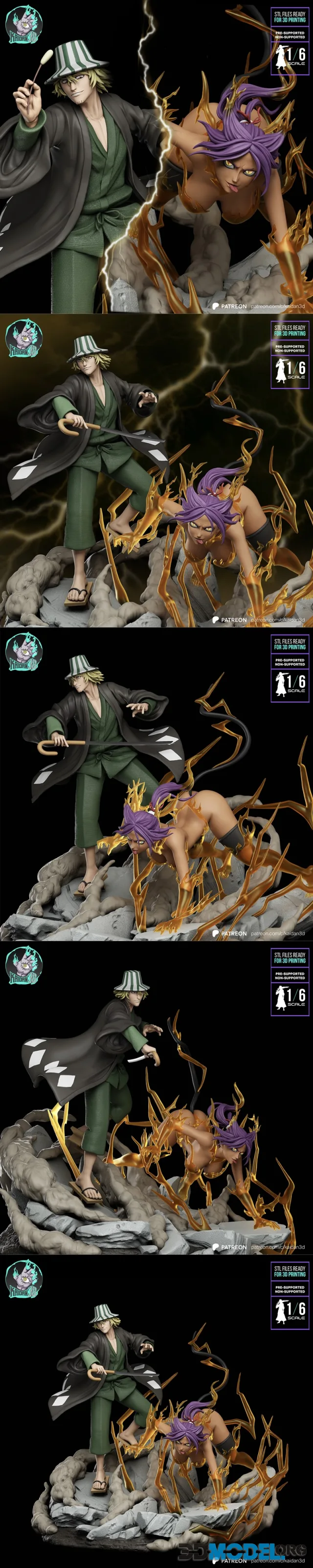 Kaidan - Urahara x Yoruichi – Printable