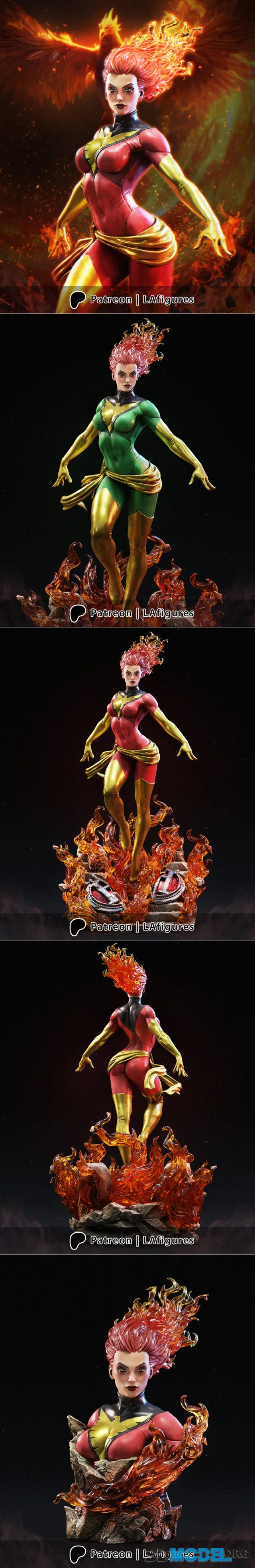 L.A. Figures - X - Men Phoenix – Printable