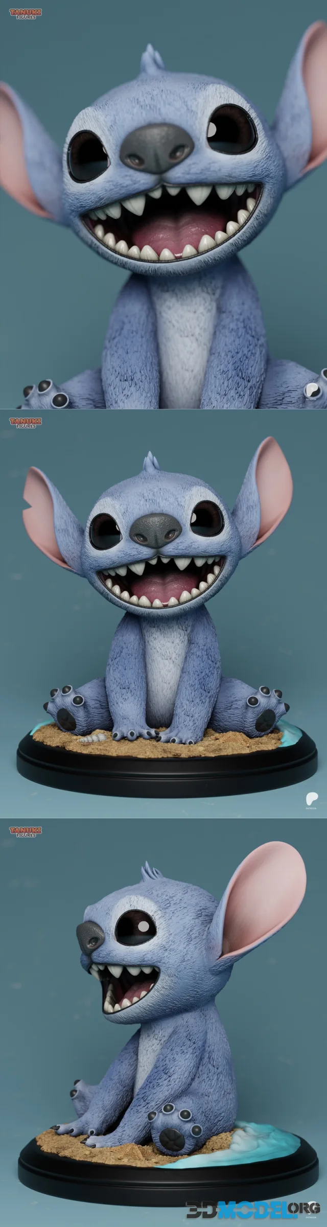Tanuki Figures - Stitch – Printable