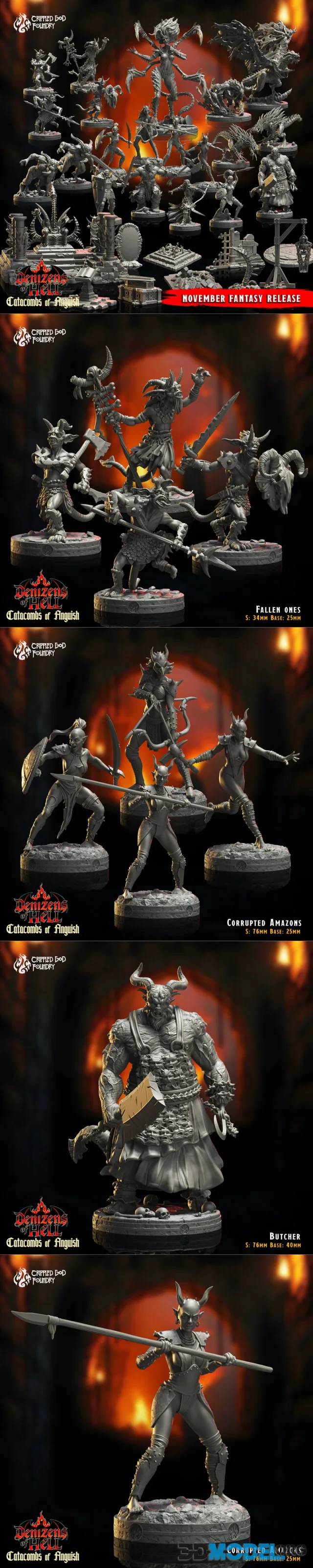 Crippled God Foundry - Catacombs of Anguish November 2024 – Printable