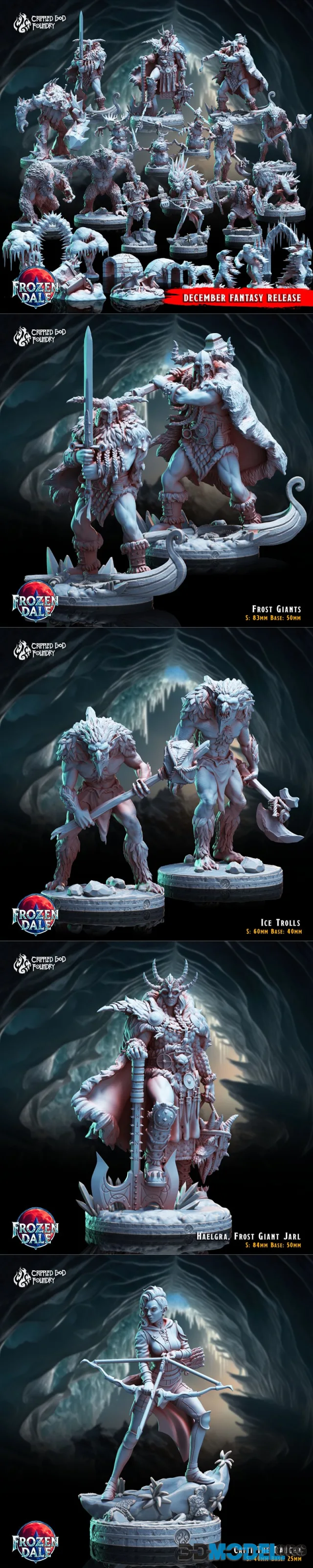 Crippled God Foundry - Frozen Dale December 2024 – Printable
