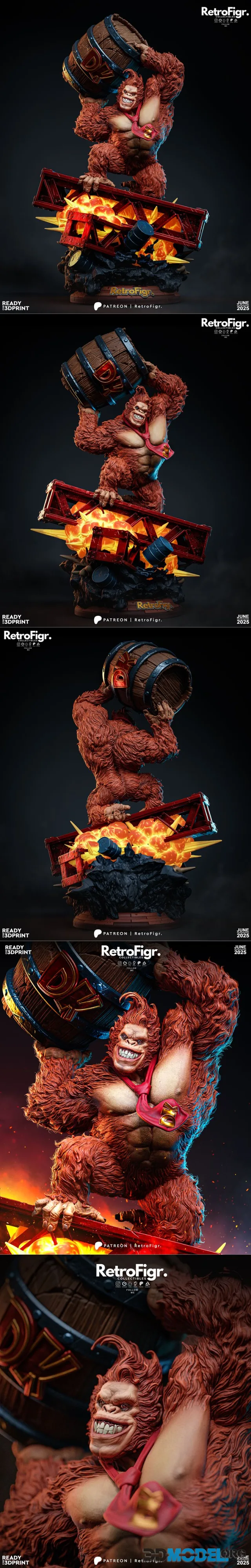RetroFigr - Donkey Kong – Printable