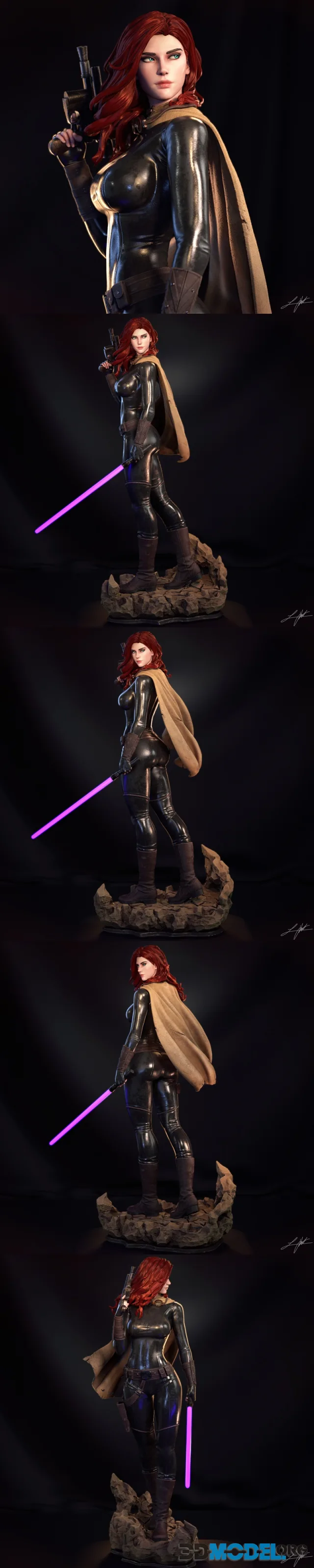 Abe3D - Mara Jade – Printable