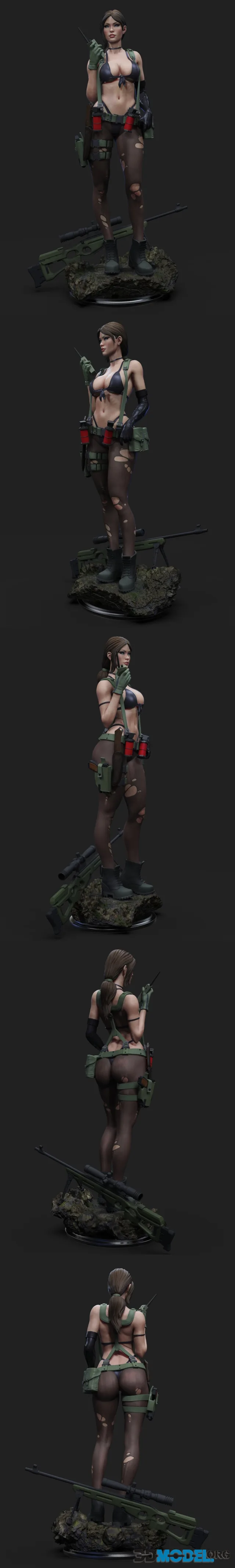 Abe3d - Quiet by Dellas – Printable