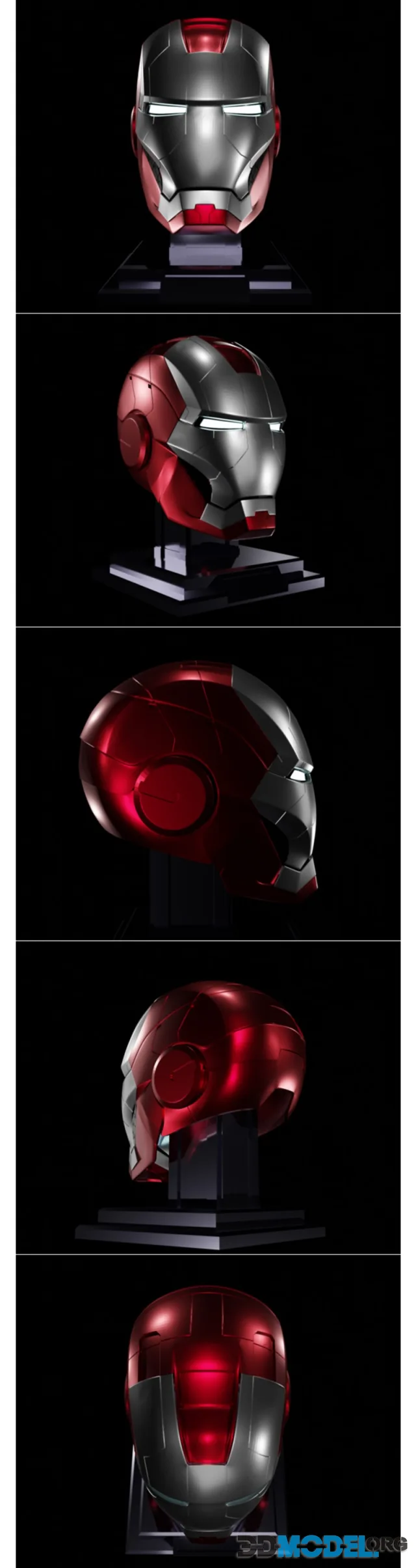 Capacete Homem de Ferro Mark V – Printable