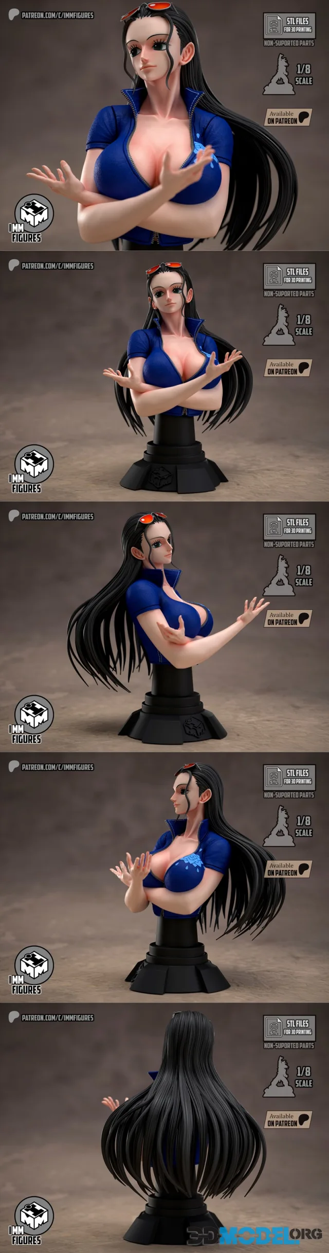 IMM Figures - Nico Robin Bust – Printable