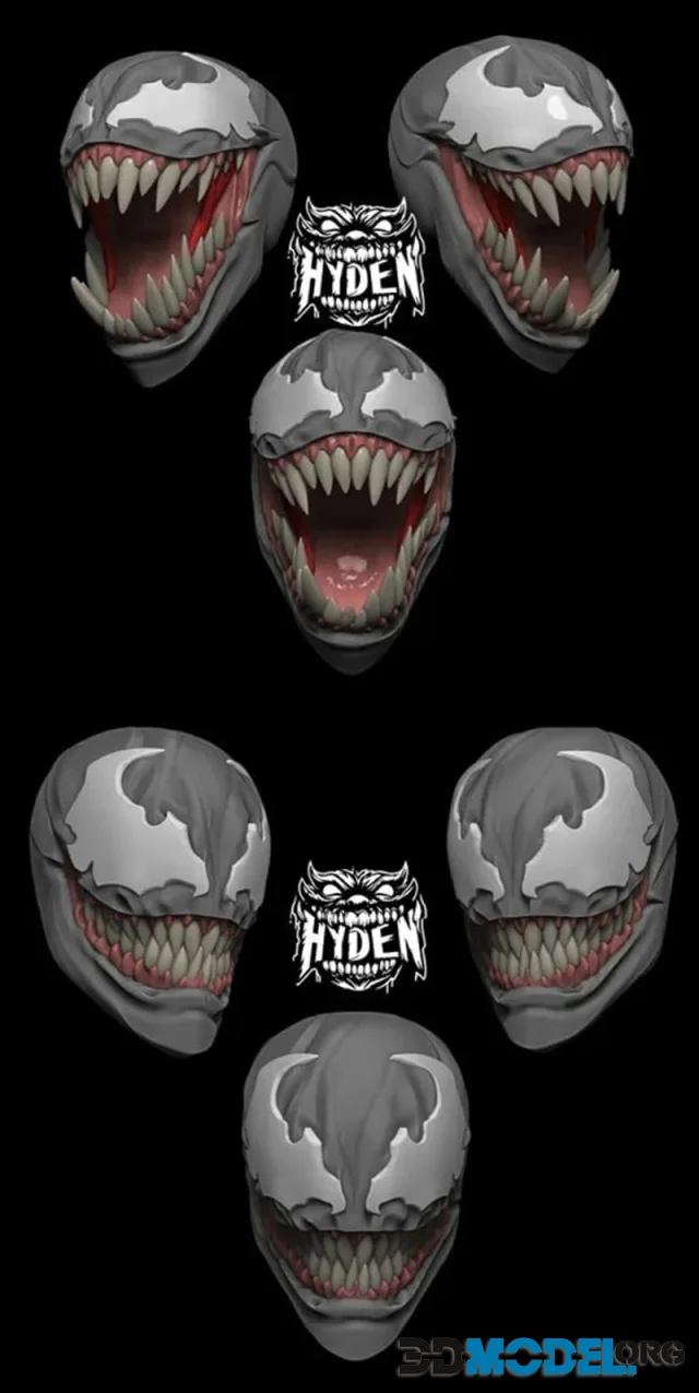 Venom head open mounth – Printable