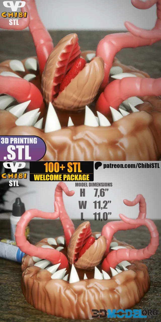 Sarlacc Chibi – Printable