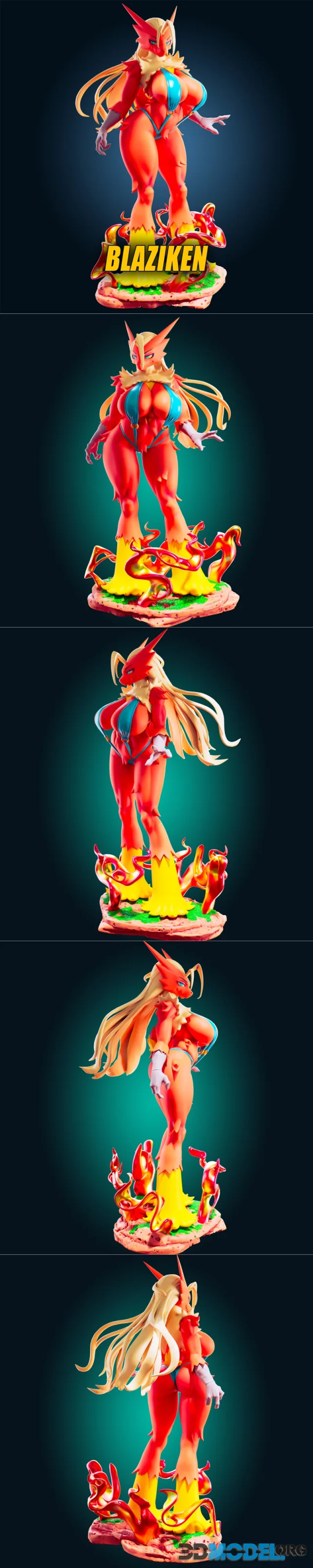 Officer Rhu - Blaziken – Printable