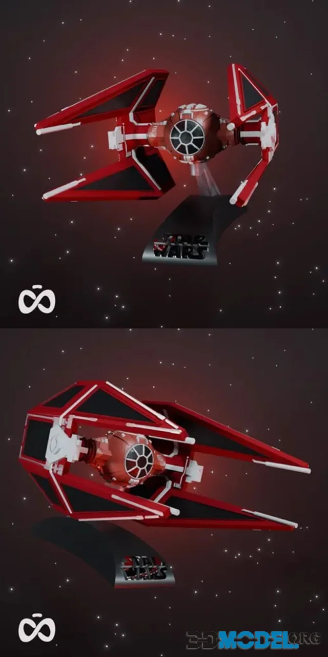 STAR WARS - TIE Emperor's Guard 2.0 – Printable