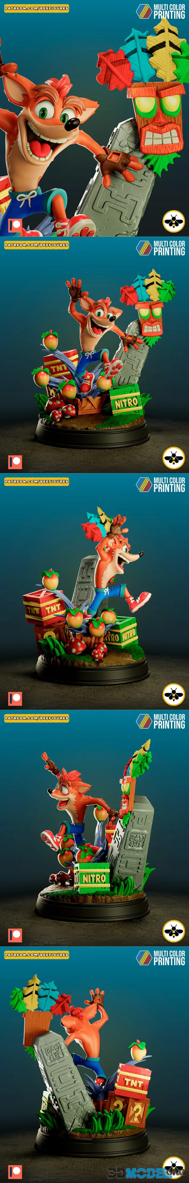 Bee figures - Crash bandicoot – Printable