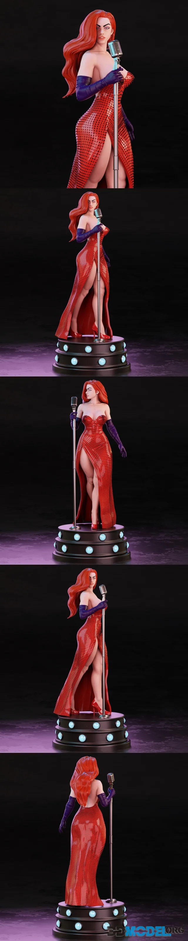 BrunoArt3D - Jessica Rabbit – Printable