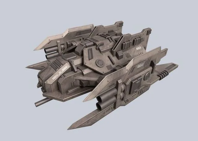 Advance Drone Low-poly (PBR)