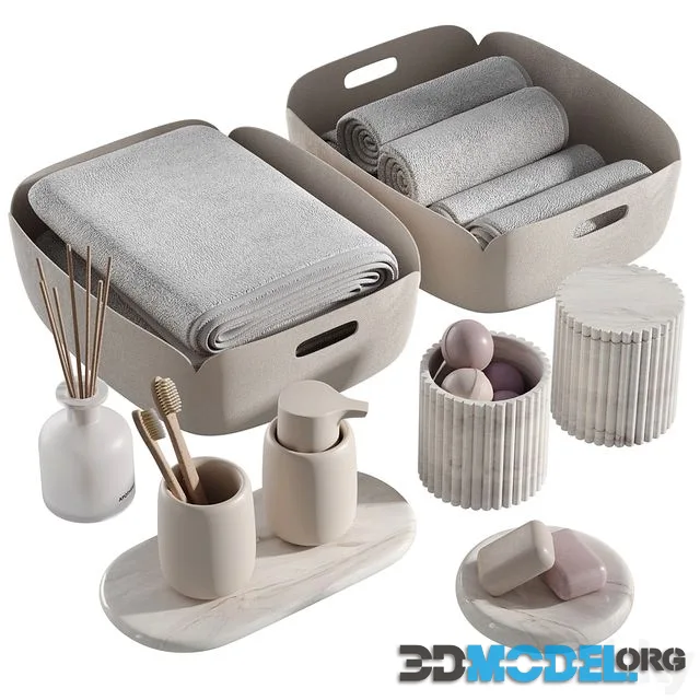 Bathroom decor 02 (Muuto, Apotheke, Blomus)