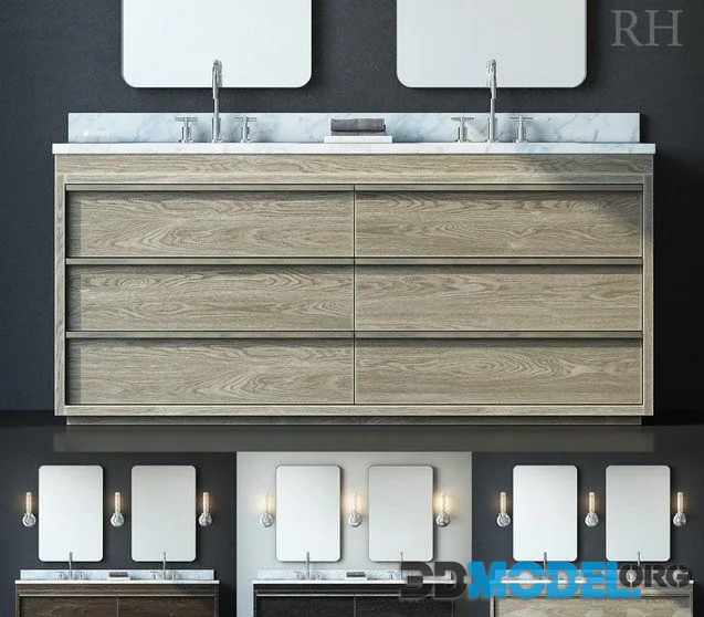 BEZIER DOUBLE VANITY
