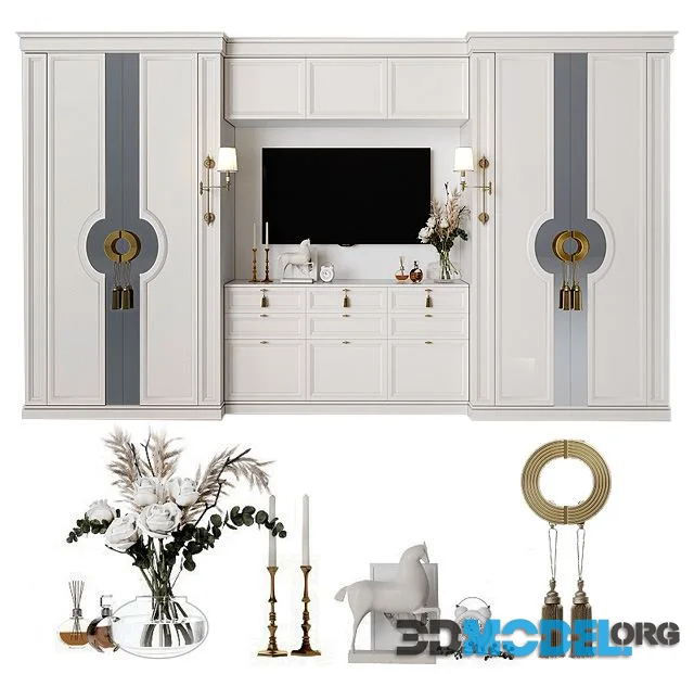 Cabinet with TV_7 zone