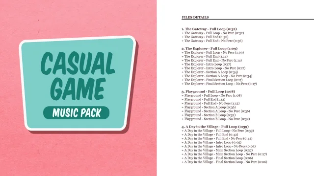 Casual Game Music Pack