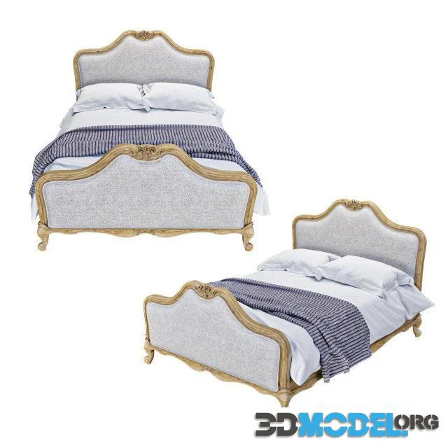 Chic king size bed