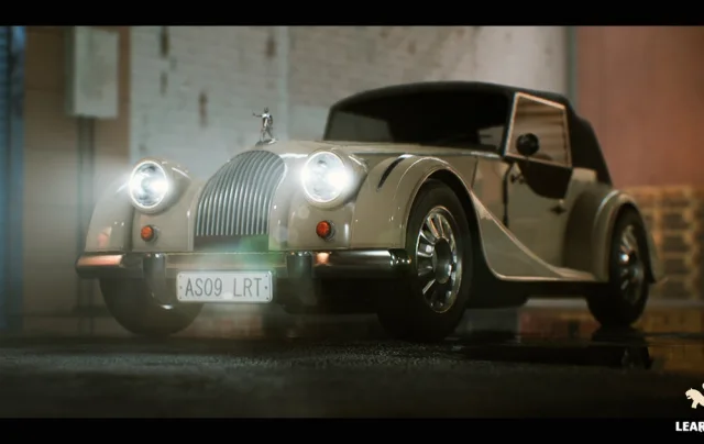 Classic Car 02 ( Classic Car Cars Driveable Functional Vintage Vehicle Model )