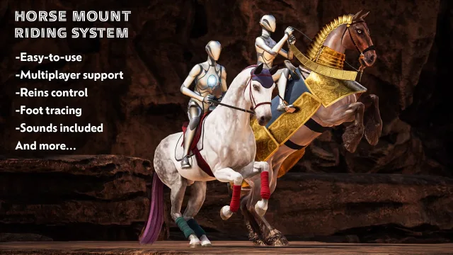 Complete Horse Riding System Rideable Mount