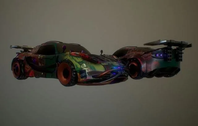 Cyberpunk Lotus Elise Cup Low-poly (PBR)