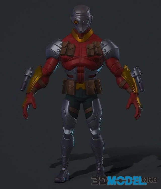 Deadshot Low-poly (PBR)