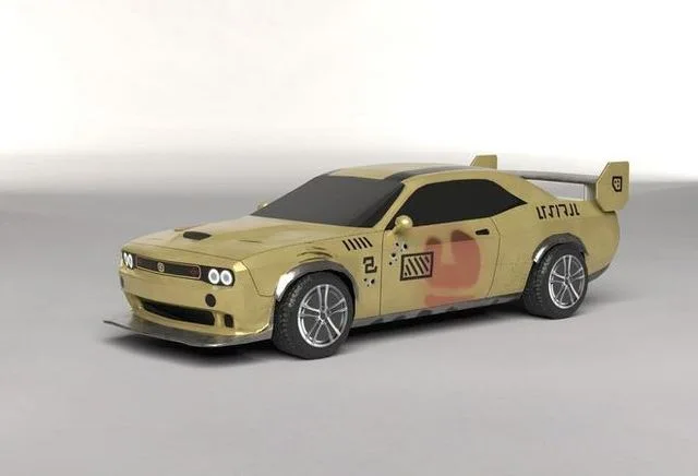 Dodge Challenger SRT – Lowpoly (PBR)