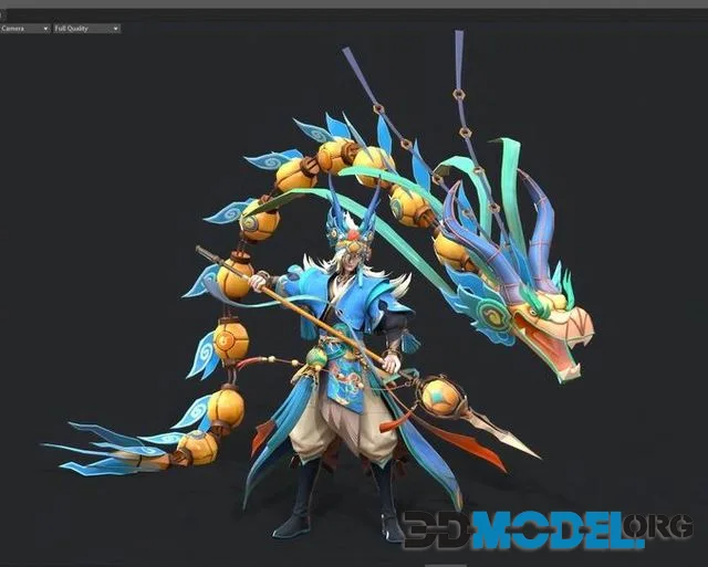Dragon dance (PBR)