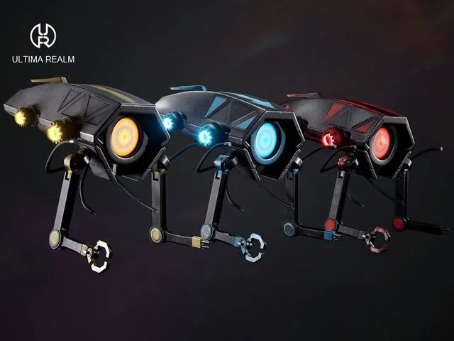 Drone Inspector Low-poly (PBR)