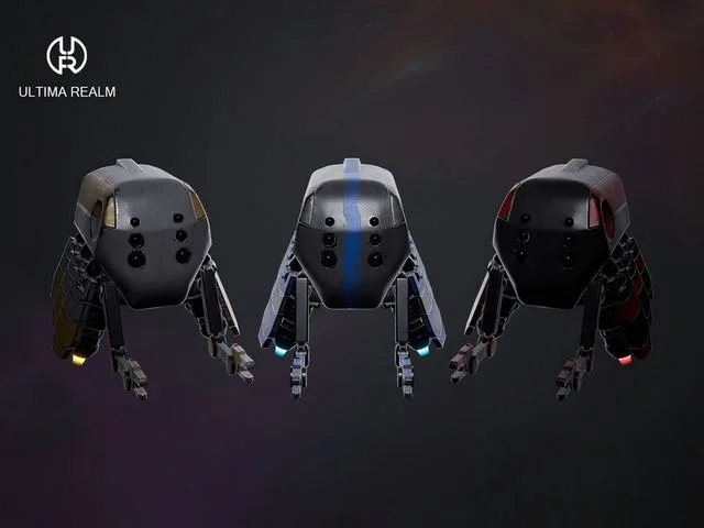 Drone Selector Low-poly (PBR)