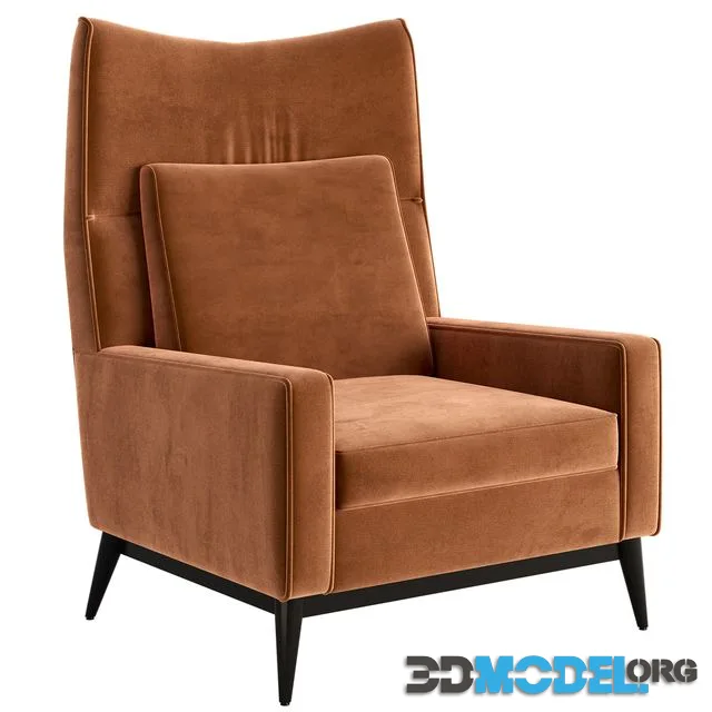 Embassy Bronze Brown Lounge Chair by Paul McCobb