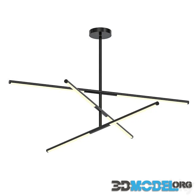 ESPOS  LED chandelier with three movable bars