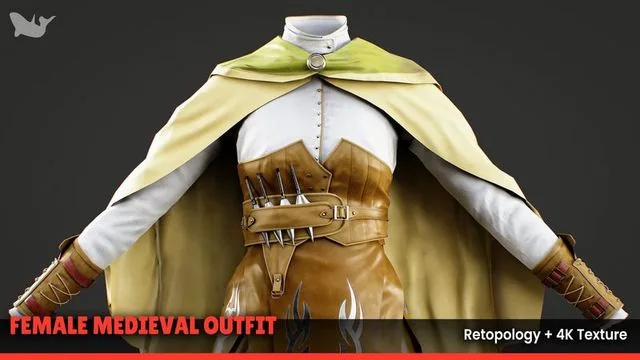 Female Medieval Outfit (PBR)