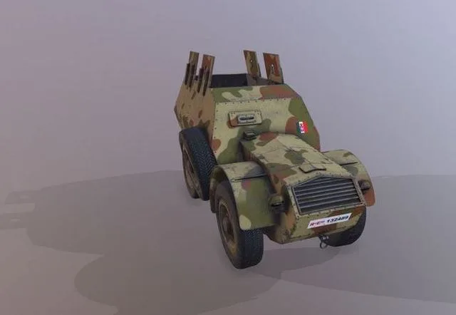 FIAT – SPA Autoprotetto S 37 Low-poly (PBR)