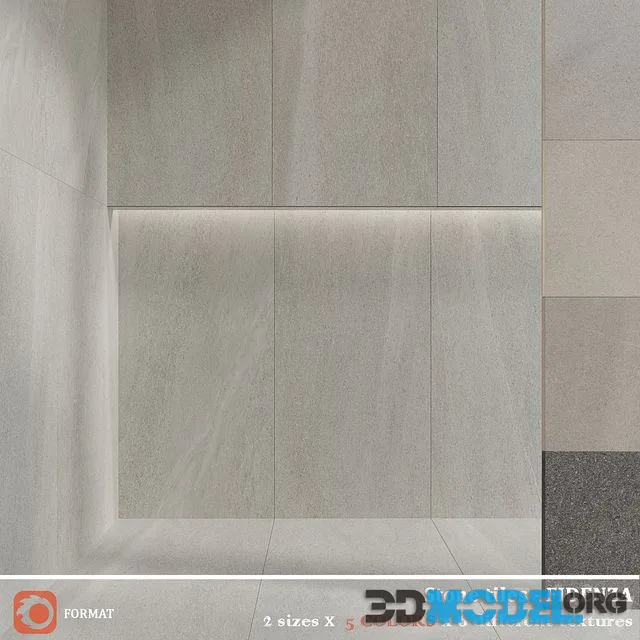 FIDENZA graphite gray silver tan sand