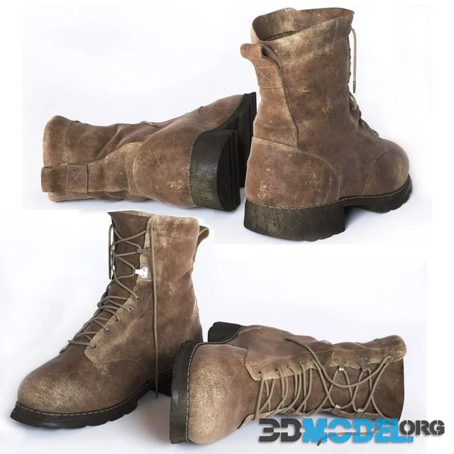 Frayed boots