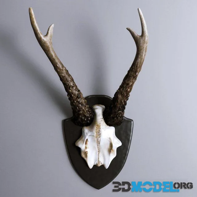 HKliving Artificial Deer Antler