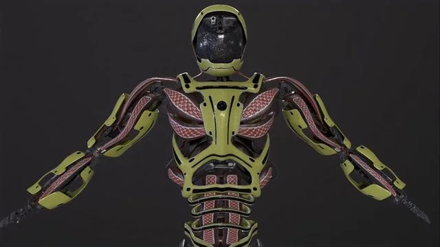 Iron Heart Character Low-poly (PBR)