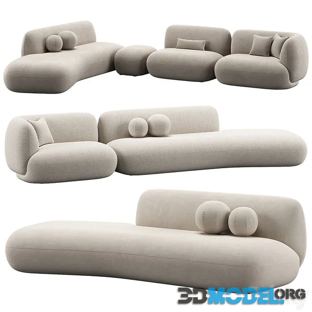 Jade Sofa 2 by Potocco