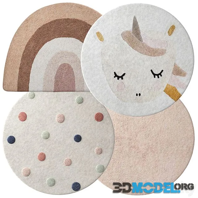 Kids rugs set Petite Amelie [02]