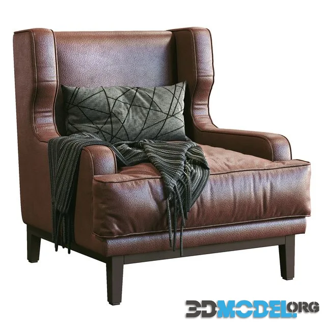 Leather Armchair Camille By Porada