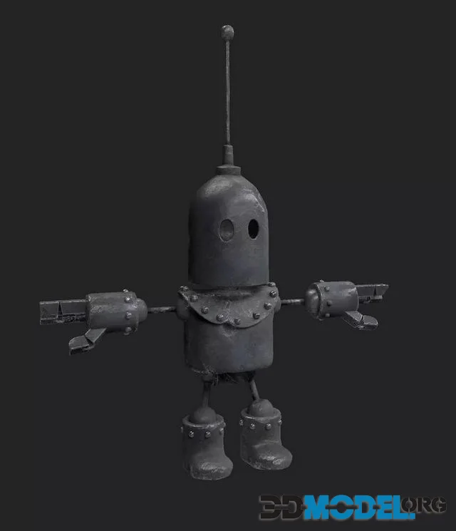 Little Robot Low-poly (PBR)