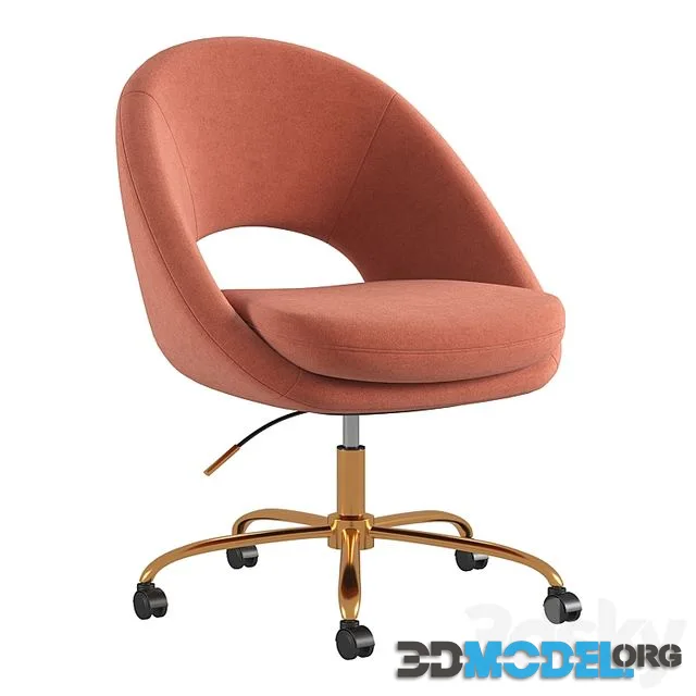 Lourdes Task Chair with Height adjustable