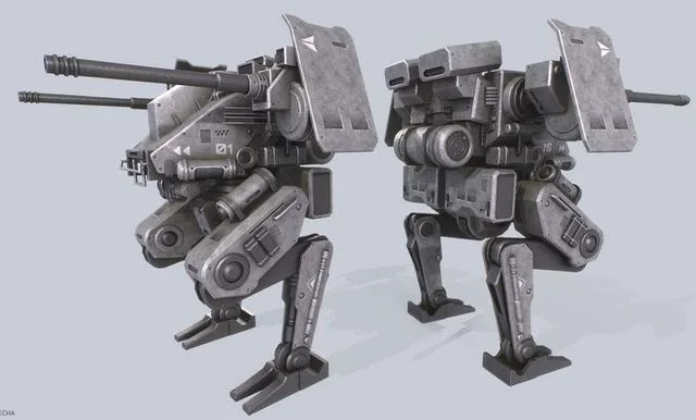 Mecha Low-poly (PBR)