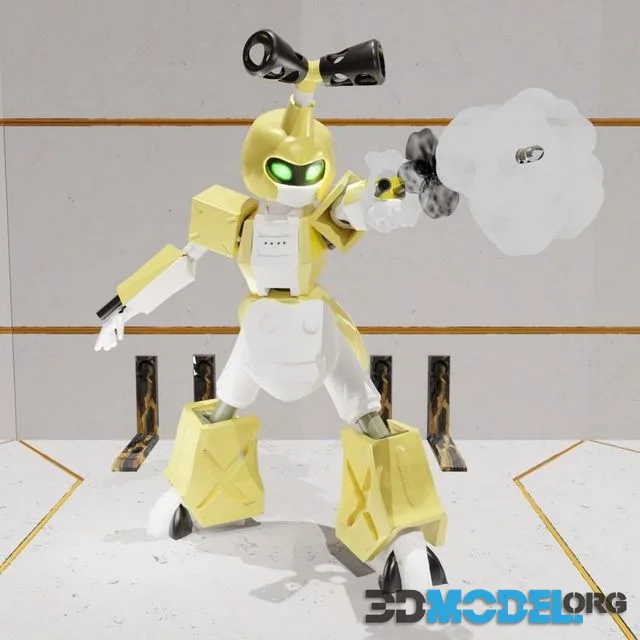 MetaBee Low-poly (PBR)