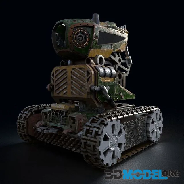 Military Cannon Robot GF32 (PBR)