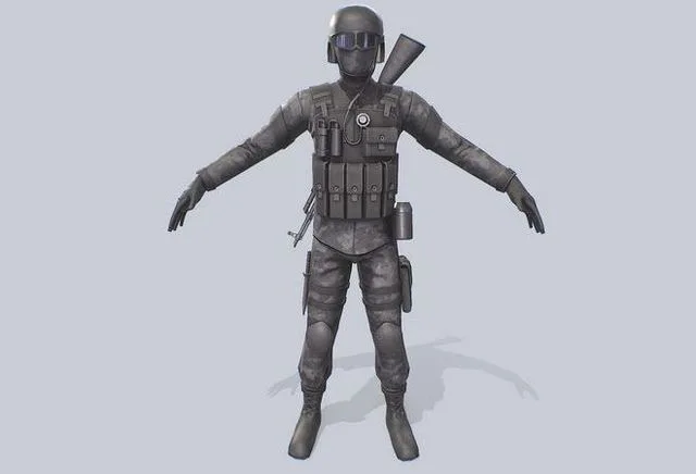 Military GSG9 Low-poly (PBR)