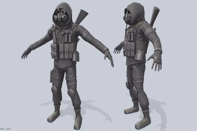 Military SAS Low-poly (PBR)