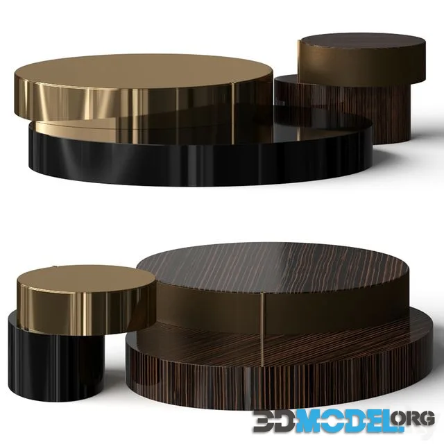 Minotti Benson Coffee Table Set