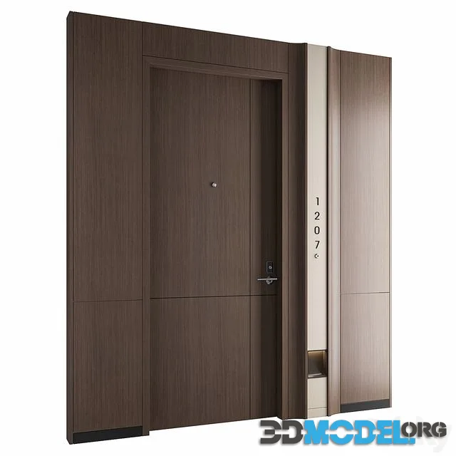 Modern Hotel Door 010